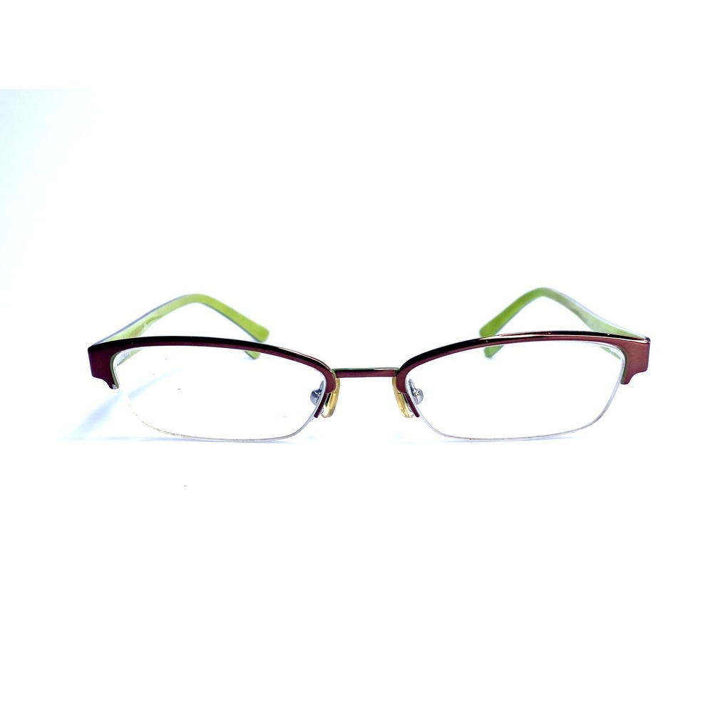 Kate Spade Copper Metal Tortoise Half Rim Oval Eyeglasses Ainsley 01Z6 51 17 140